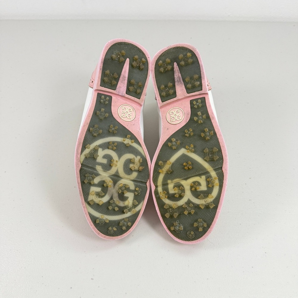G/Fore Cap Toe Gallivanter Golf Shoe Snow Blush Women US 7.5 EUR‎ 38.5 - Picture 8 of 9